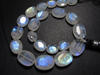 15 pcs- AAAA - Really Stunning High Quality Rainbow MOONSTONE - Faceted Super Sparkle - Gorgeous Full Blue Flashy Fire Oval Shape Briolett Huge Size 6x7 - 10x13mm